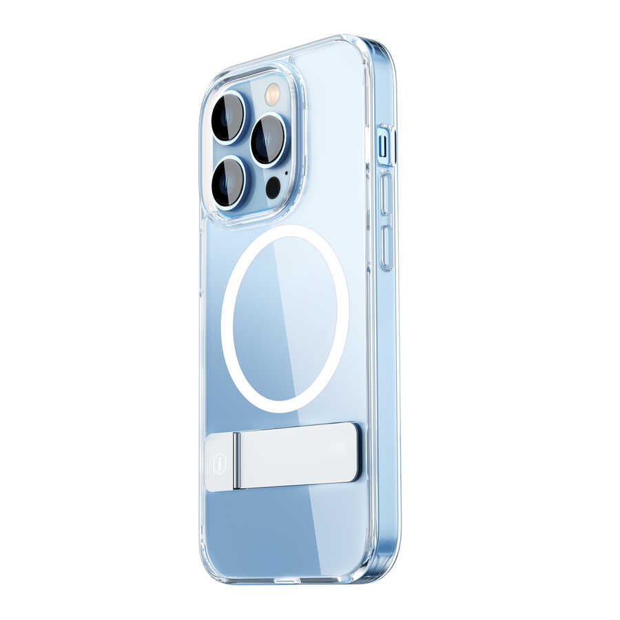 Wiwu Aurora Serisi iPhone 14 Pro Max Kılıf Standlı Magsafe Telefon Kılıfı - 1 Wiwu Aurora Serisi iPhone 14 Pro Max Kılıf Standlı Magsafe Telefon Kılıfı - 1